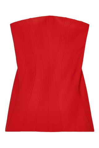 Robe bustier - Rouge