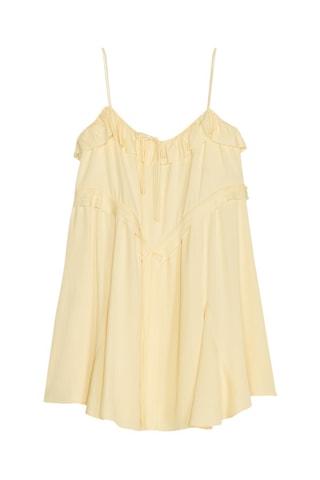 Robe trapèze - Jaune