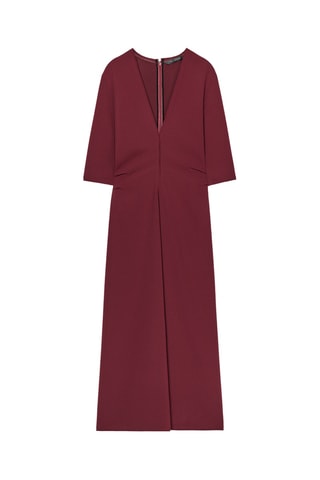 Robe midi - Bordeaux