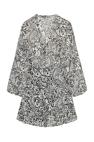 Robe droite - Noir et blanc