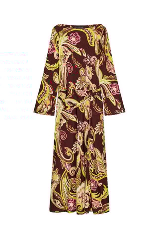 Robe plissée - Marron