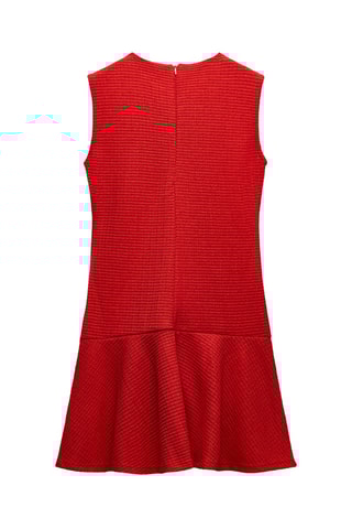 Robe taille basse - Rouge