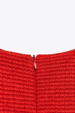 Robe taille basse - Rouge