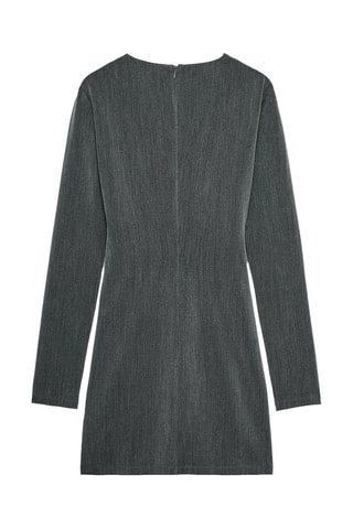 Robe patineuse - Gris foncé chiné