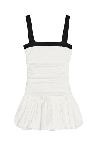 Robe taille basse - Ecru