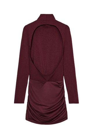 Robe drapée - Bordeaux