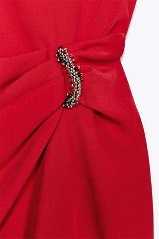 Robe midi - Rouge