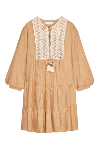 Robe trapèze - Beige