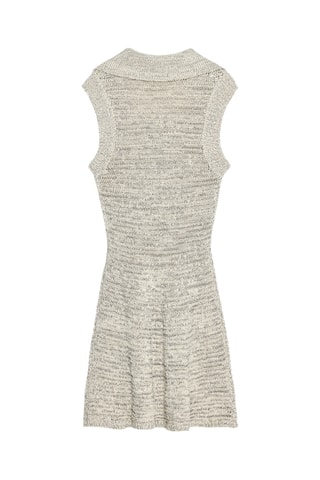 Robe midi - Gris chiné