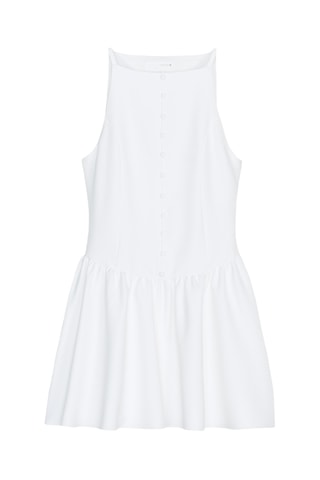 Robe taille basse - Blanc