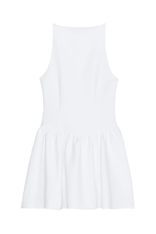 Robe taille basse - Blanc