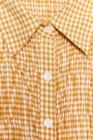 Robe chemise - Moutarde