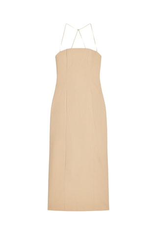 Robe midi - Beige