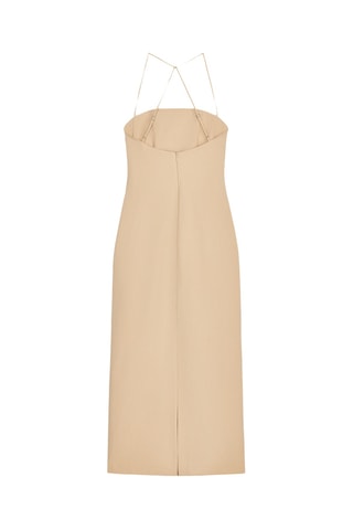 Robe midi - Beige