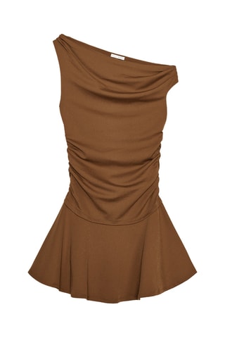 Robe patineuse - Marron