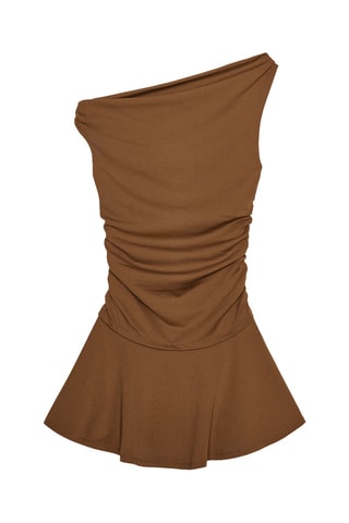 Robe patineuse - Marron