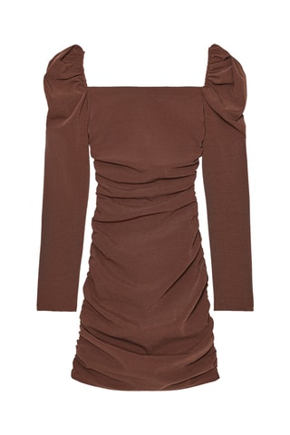 Robe droite - Marron