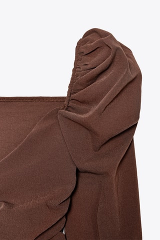 Robe droite - Marron