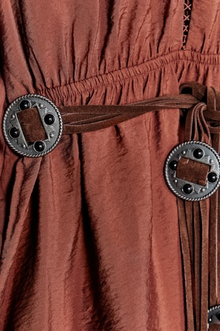 Robe patineuse - Rouge brique