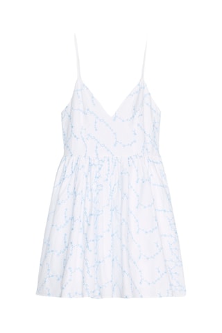 Robe patineuse - Blanc et ciel