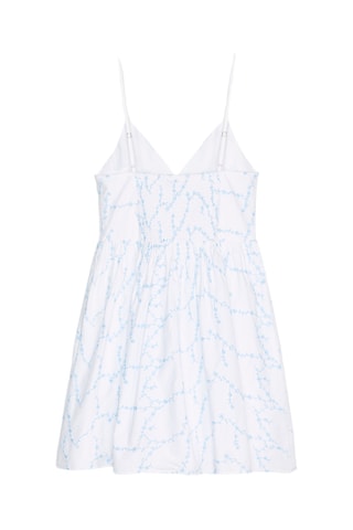 Robe patineuse - Blanc et ciel