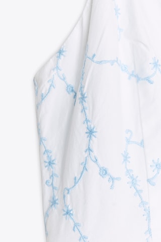 Robe patineuse - Blanc et ciel