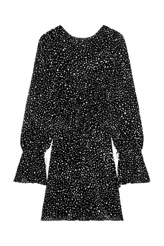 Robe droite - Noir et blanc