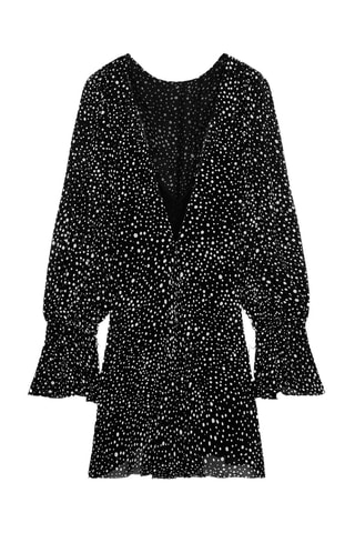 Robe droite - Noir et blanc