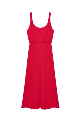Robe midi - Rouge