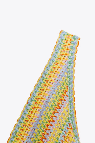 Robe longue - Jaune et orange