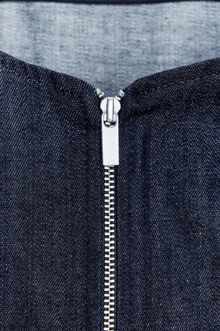 Gilet de costume en jean - Bleu marine