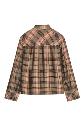 Chemisier en lin - Beige et gris