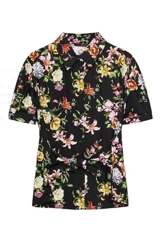 Chemisier - Noir et vert clair