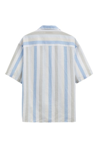 Chemisier - Ecru et ciel