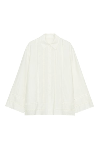 Chemisier en lin - Blanc