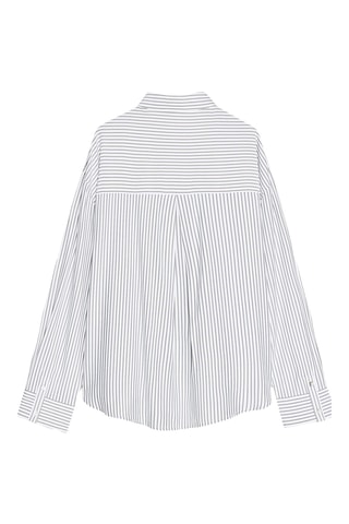 Chemisier - Blanc et gris