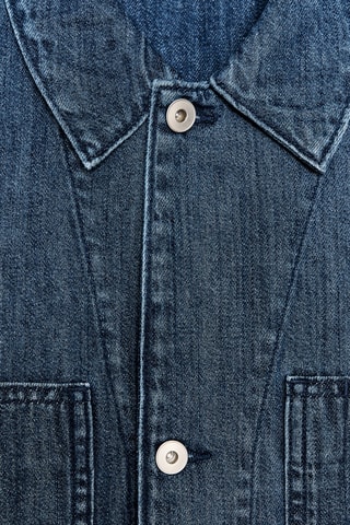 Chemisier en jean - Bleu foncé