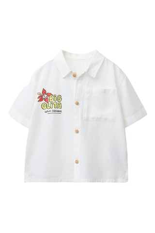 Chemise - Blanc et jaune