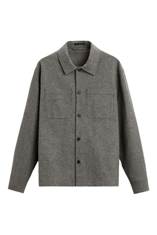 Surchemise - Gris foncé chiné