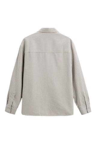 Chemise - Taupe et écru