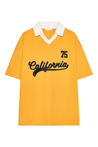 Polo - Moutarde et noir