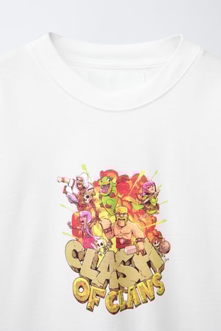 T-shirt Clash Of Clans - Blanc