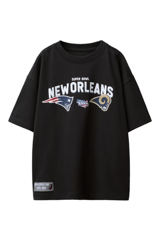 T-shirt Superbowl - Noir