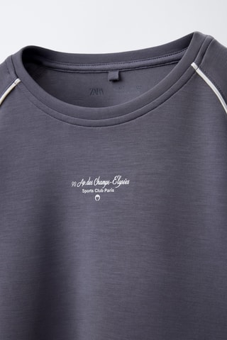 T-shirt - Bleu marine chiné