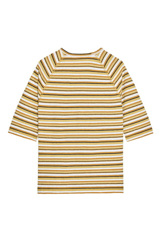 T-shirt en lin - Blanc et noir