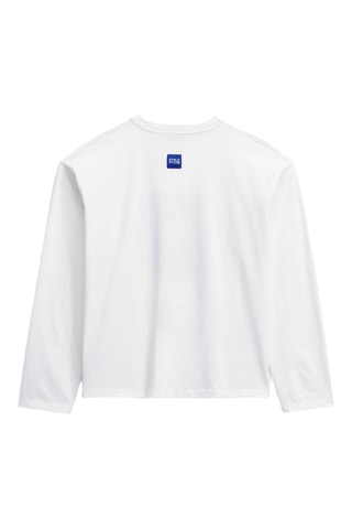 T-shirt - Blanc et bleu roi