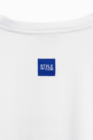 T-shirt - Blanc et bleu roi