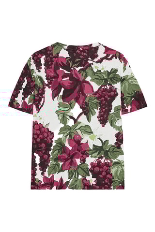 T-shirt - Blanc et bordeaux