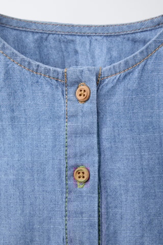 Blouse en jean - Bleu clair