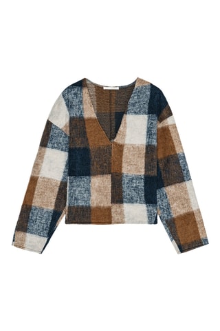 Sweat - Marron et bleu